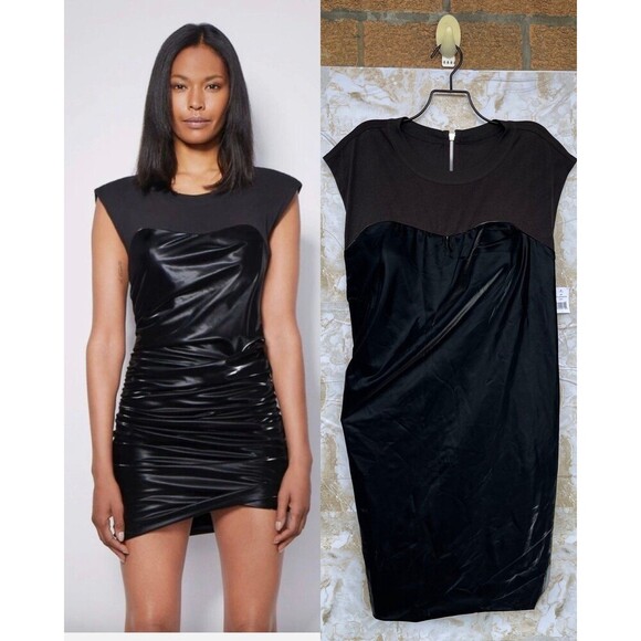 RTA Isabella vinyl minidress size Large - Picture 3 of 12